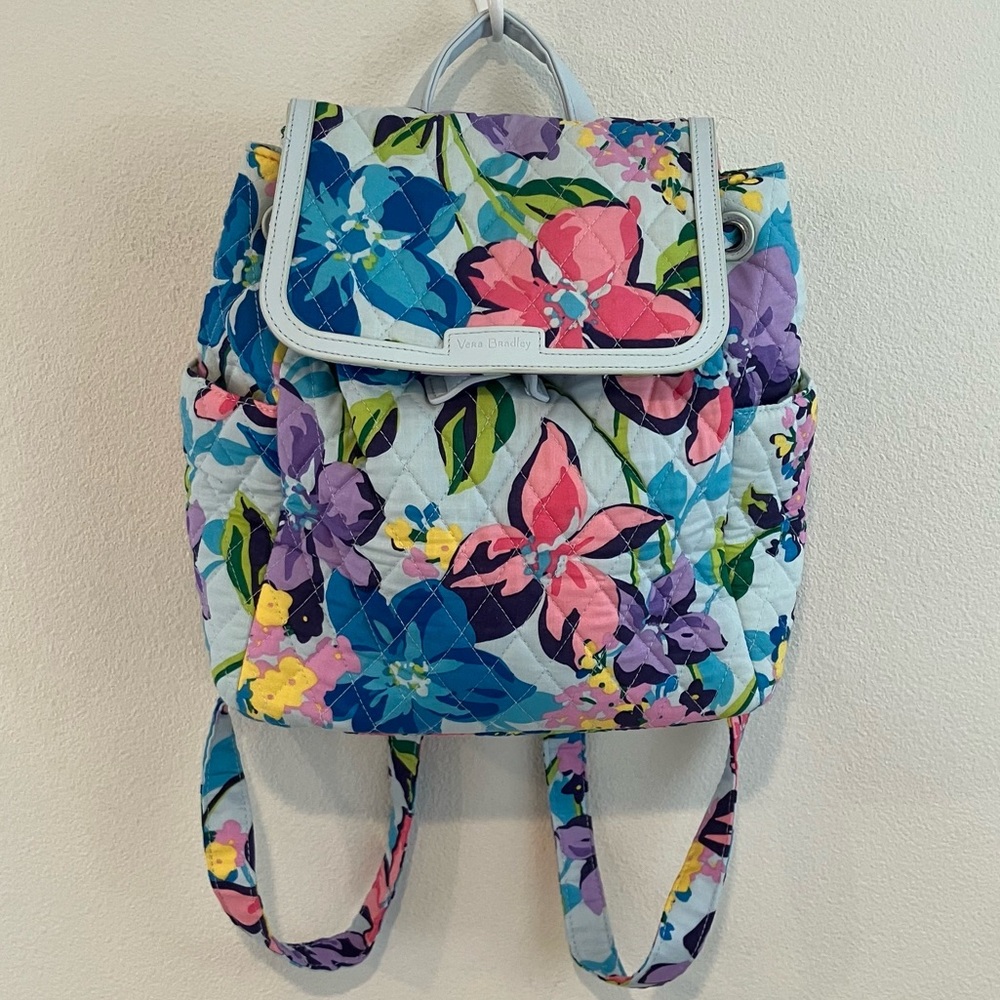 Vera Bradley | 2 PC Set Quilted Backpack & Coin Purse